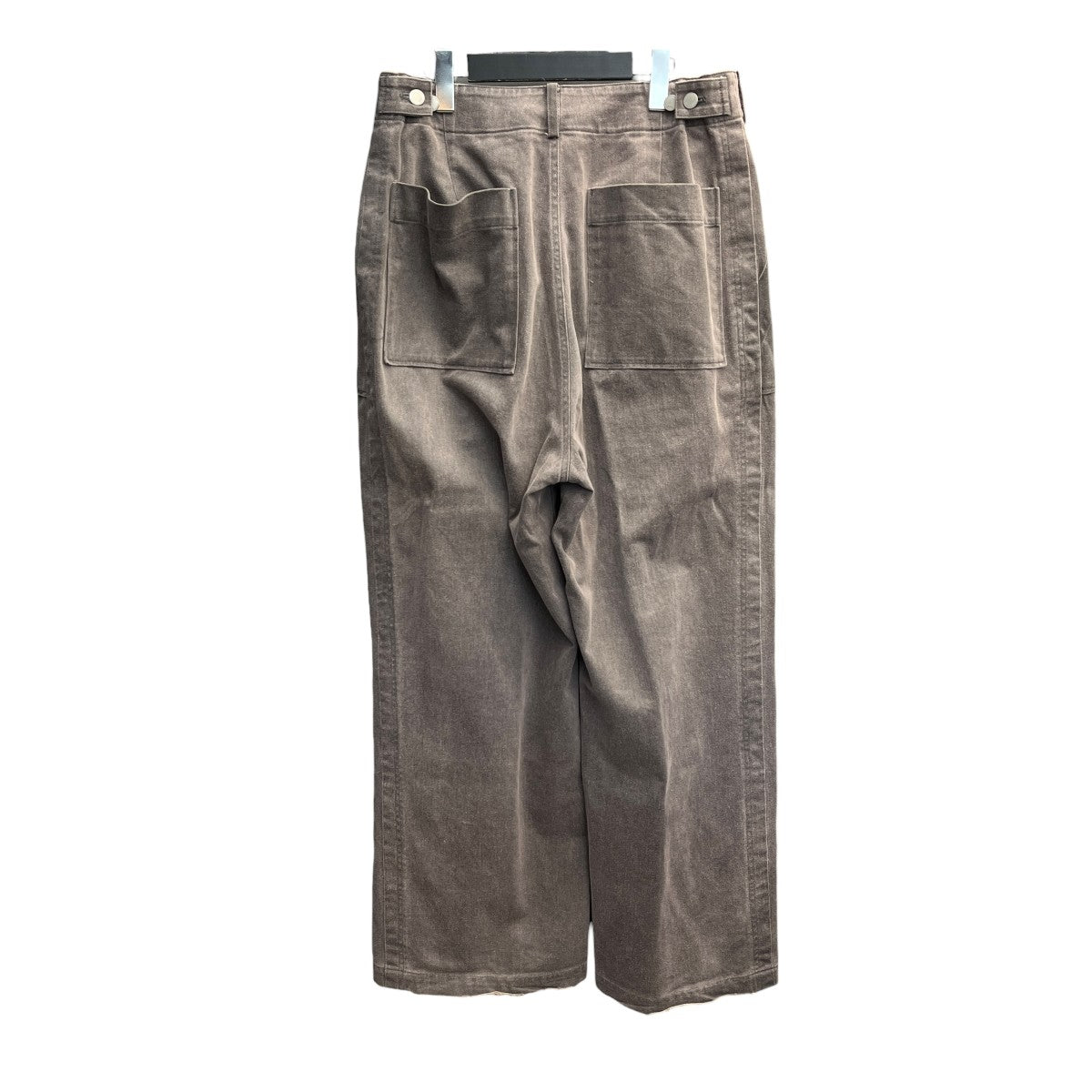 YOKE 25SSCOTTON 1TUCK WIDE-LEG BAKER PANTSデニムパンツYK25SS0926P 古着・中古-2枚目のアイテム画像