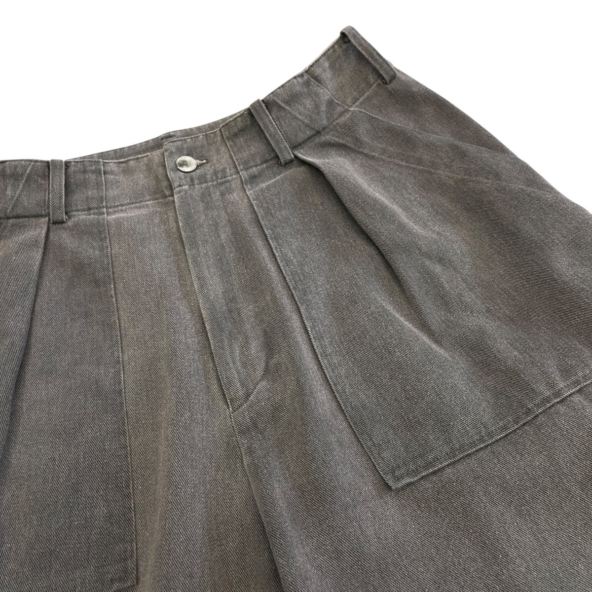 YOKE 25SSCOTTON 1TUCK WIDE-LEG BAKER PANTSデニムパンツYK25SS0926P 古着・中古-3枚目のアイテム画像