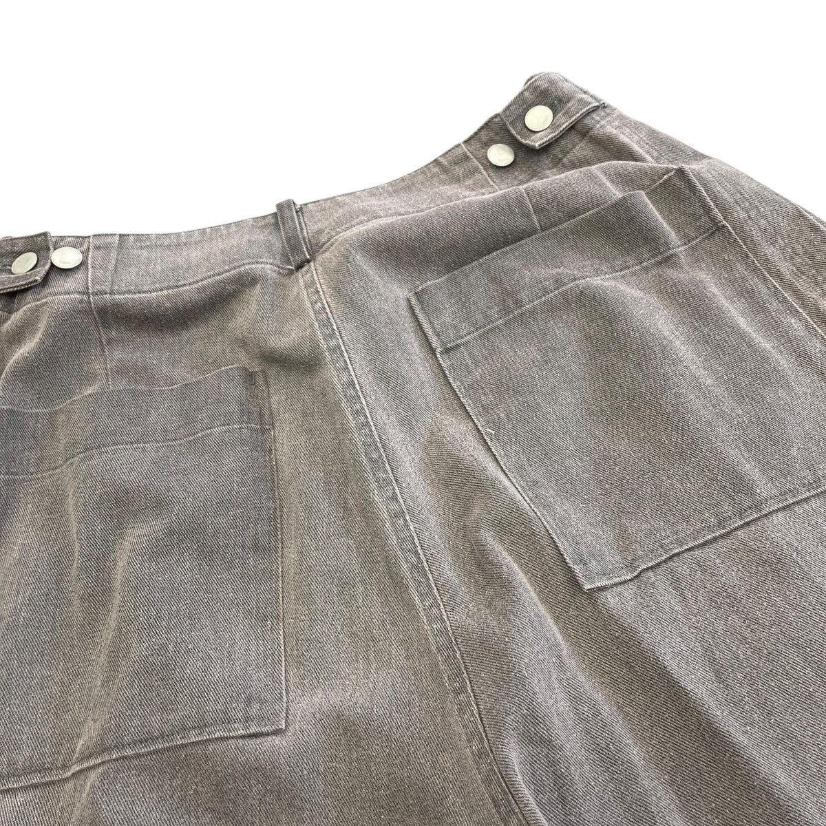 YOKE 25SSCOTTON 1TUCK WIDE-LEG BAKER PANTSデニムパンツYK25SS0926P 古着・中古-4枚目のアイテム画像