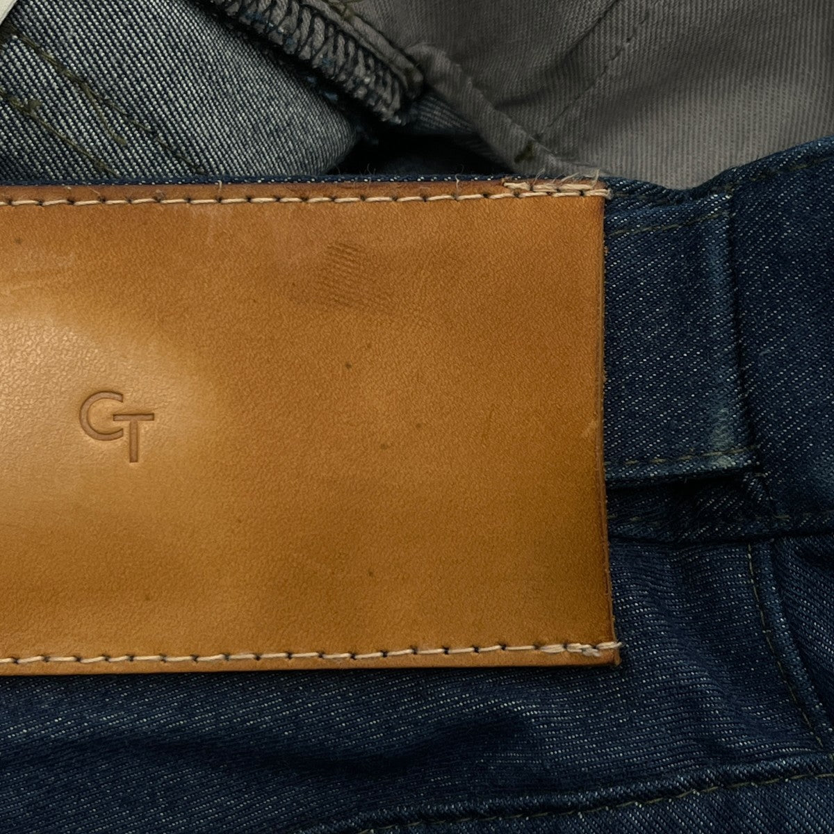 BACK BELT TROUSERデニムパンツ22AW-CKTR-034