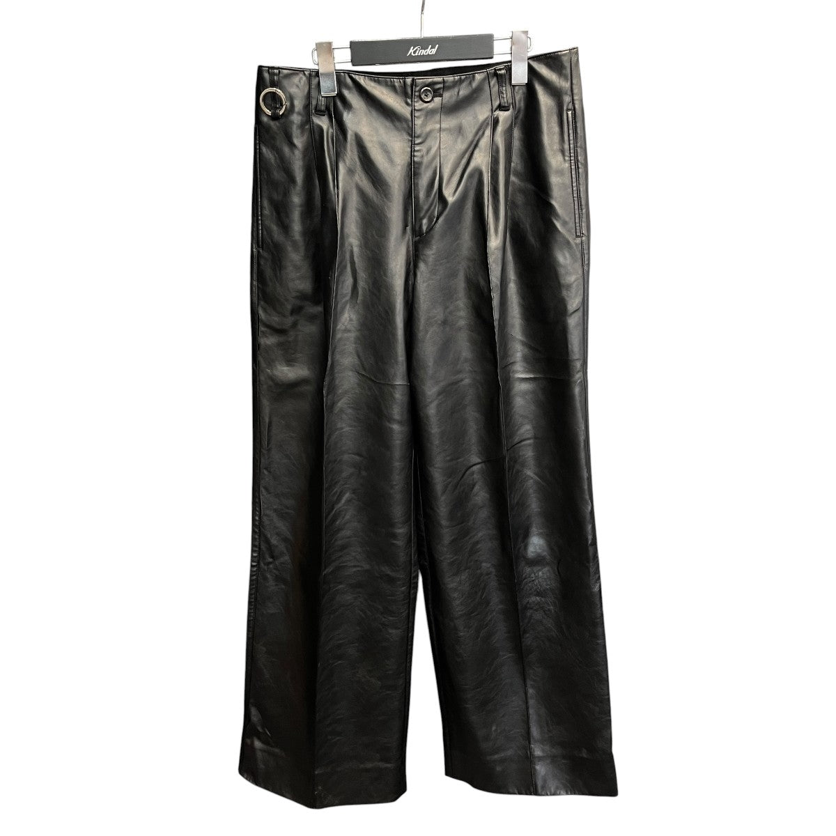 TH SYNTHETIC LEATHER PANTSフェイクレザーパンツ2002-P14-M203 古着・中古-1枚目のアイテム画像