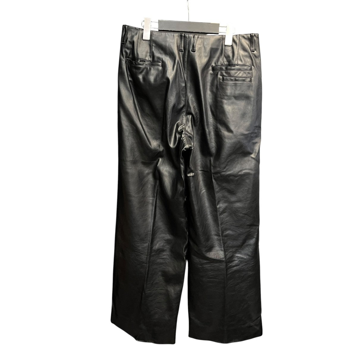 TH SYNTHETIC LEATHER PANTSフェイクレザーパンツ2002-P14-M203 古着・中古-2枚目のアイテム画像
