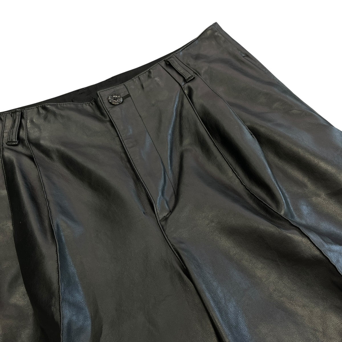 TH SYNTHETIC LEATHER PANTSフェイクレザーパンツ2002-P14-M203 古着・中古-3枚目のアイテム画像
