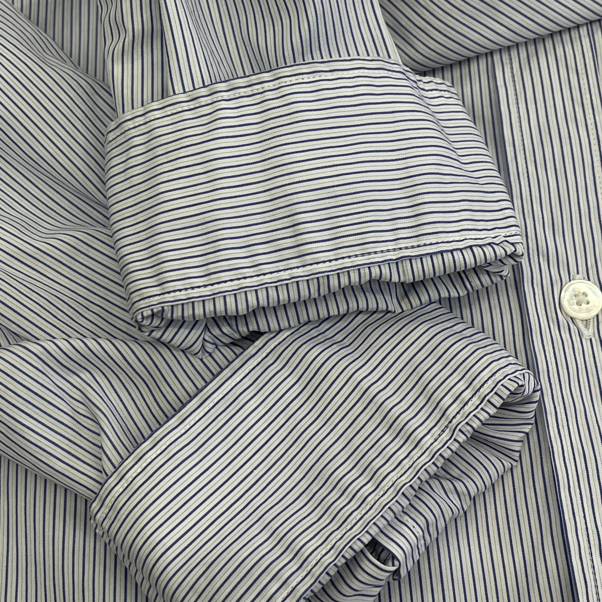 COLLARLESS SHIRTストライプシャツ21AW-CKSH-014