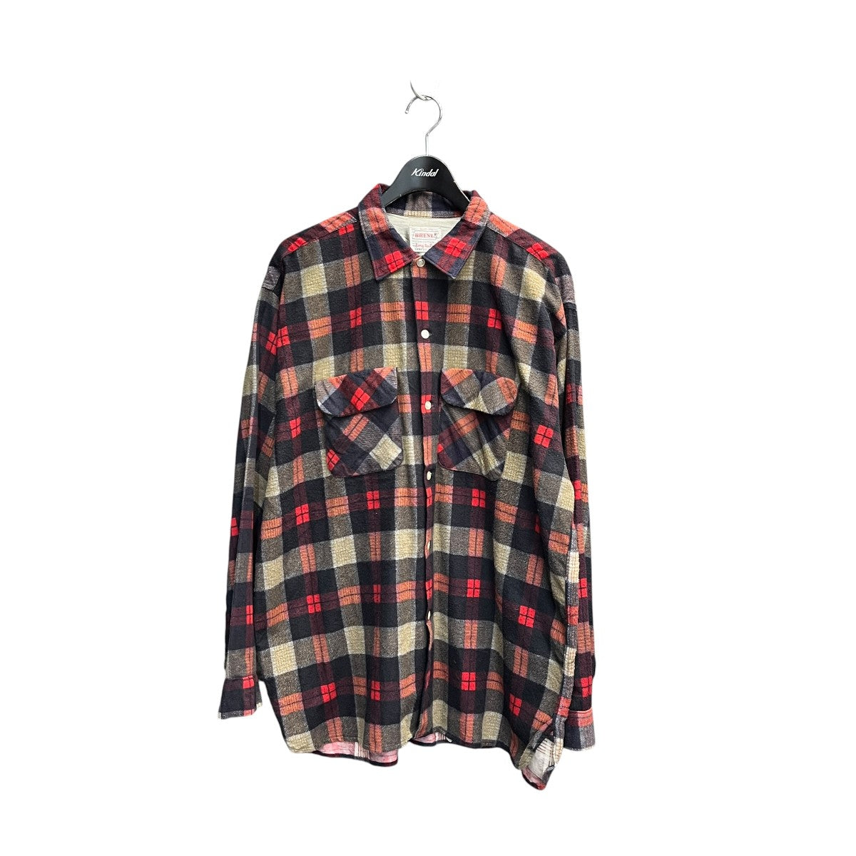BRENT 50S〜60Sチェックネルシャツ 古着・中古-1枚目のアイテム画像