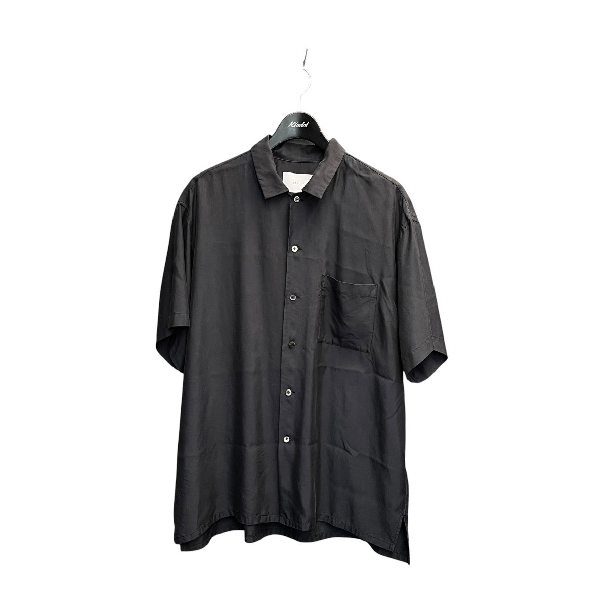 OVERSIZED CUPRO OPEN COLLAR SS SHIRT半袖シャツST.523-1