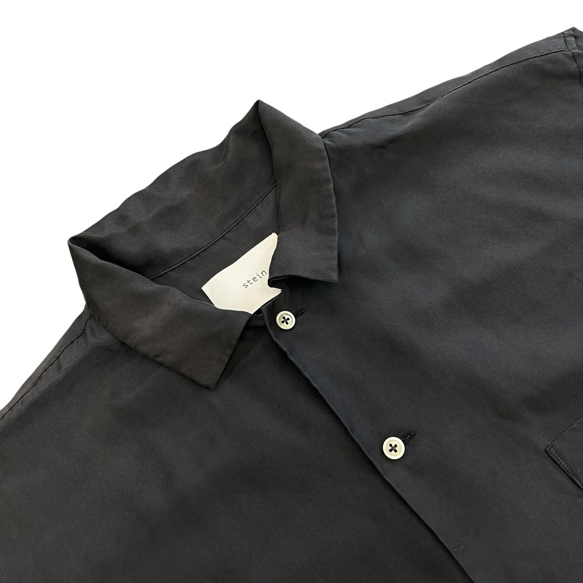 OVERSIZED CUPRO OPEN COLLAR SS SHIRT半袖シャツST.523-1