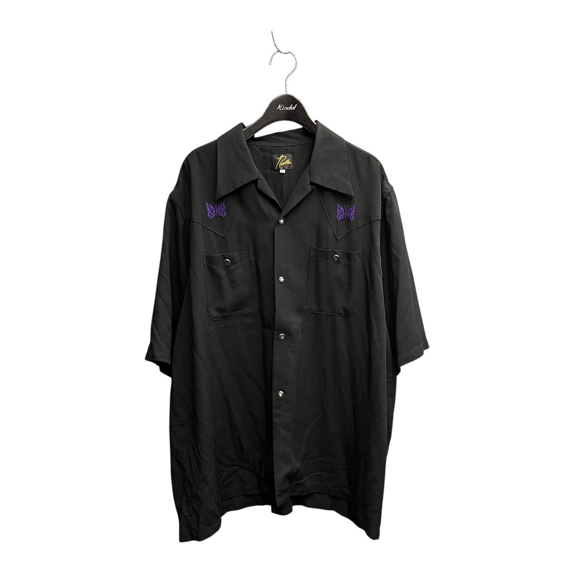 Needles S S Cowboy One-Up Shirt - R PE Twill半袖シャツKP186 古着・中古-1枚目のアイテム画像