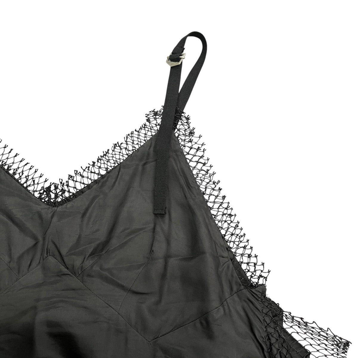 PONTI CUPRA SHANTUNG 2WAY DRESSキャミソールワンピースPO1G001 古着・中古-4枚目のアイテム画像