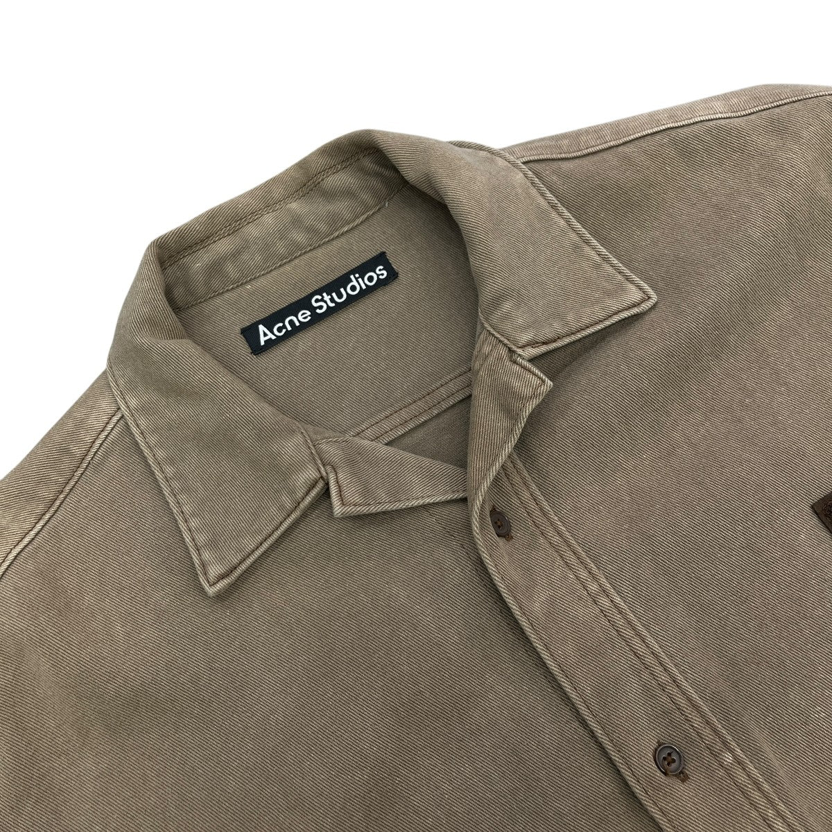 ACNE STUDIOS ロゴパッチ ジャケットシャツジャケットFA-UX-OUTW000109 古着・中古-3枚目のアイテム画像
