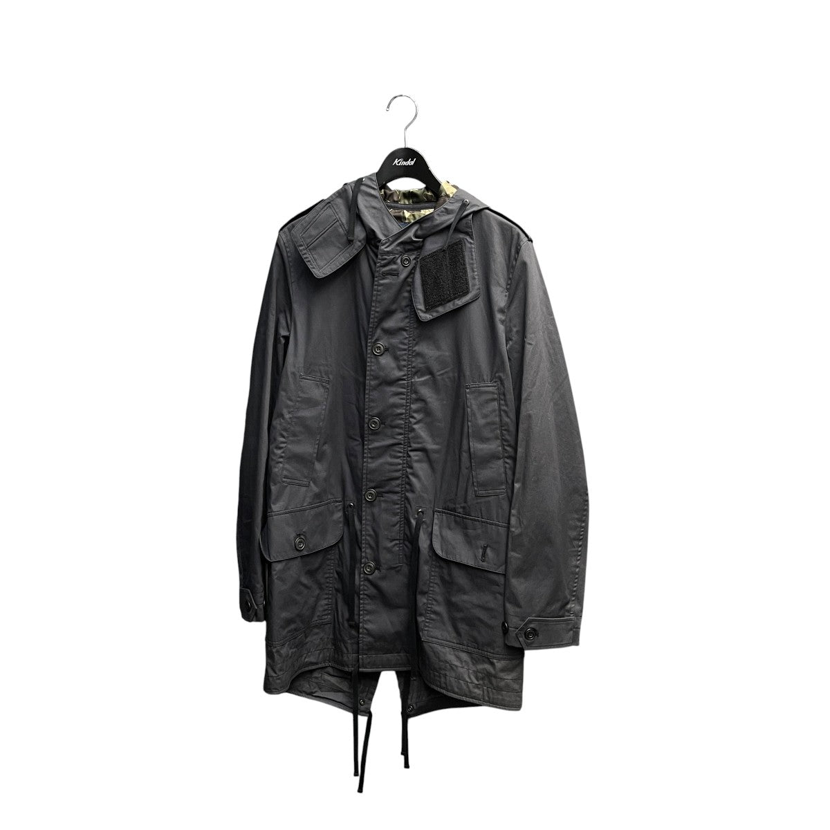 COMME des GARCONS HOMME×Valstar 14AWフーデッドコートHN-C004 古着・中古-1枚目のアイテム画像