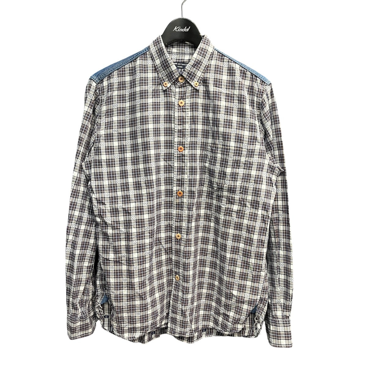 COMME des GARCONS HOMME 19AW長袖チェックシャツHD-B025 古着・中古-1枚目のアイテム画像