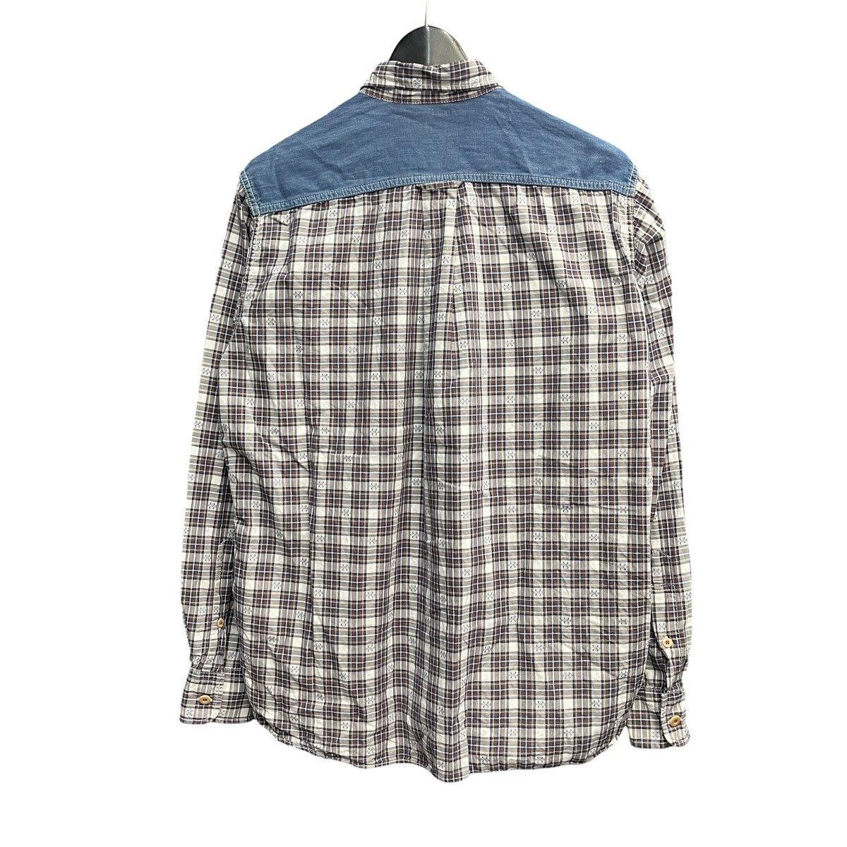 COMME des GARCONS HOMME 19AW長袖チェックシャツHD-B025 古着・中古-2枚目のアイテム画像