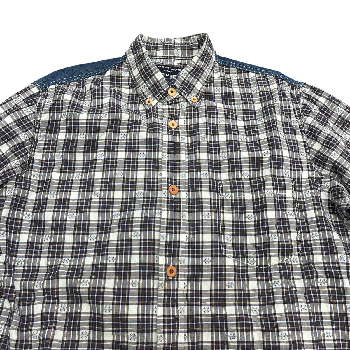 COMME des GARCONS HOMME 19AW長袖チェックシャツHD-B025 古着・中古-3枚目のアイテム画像