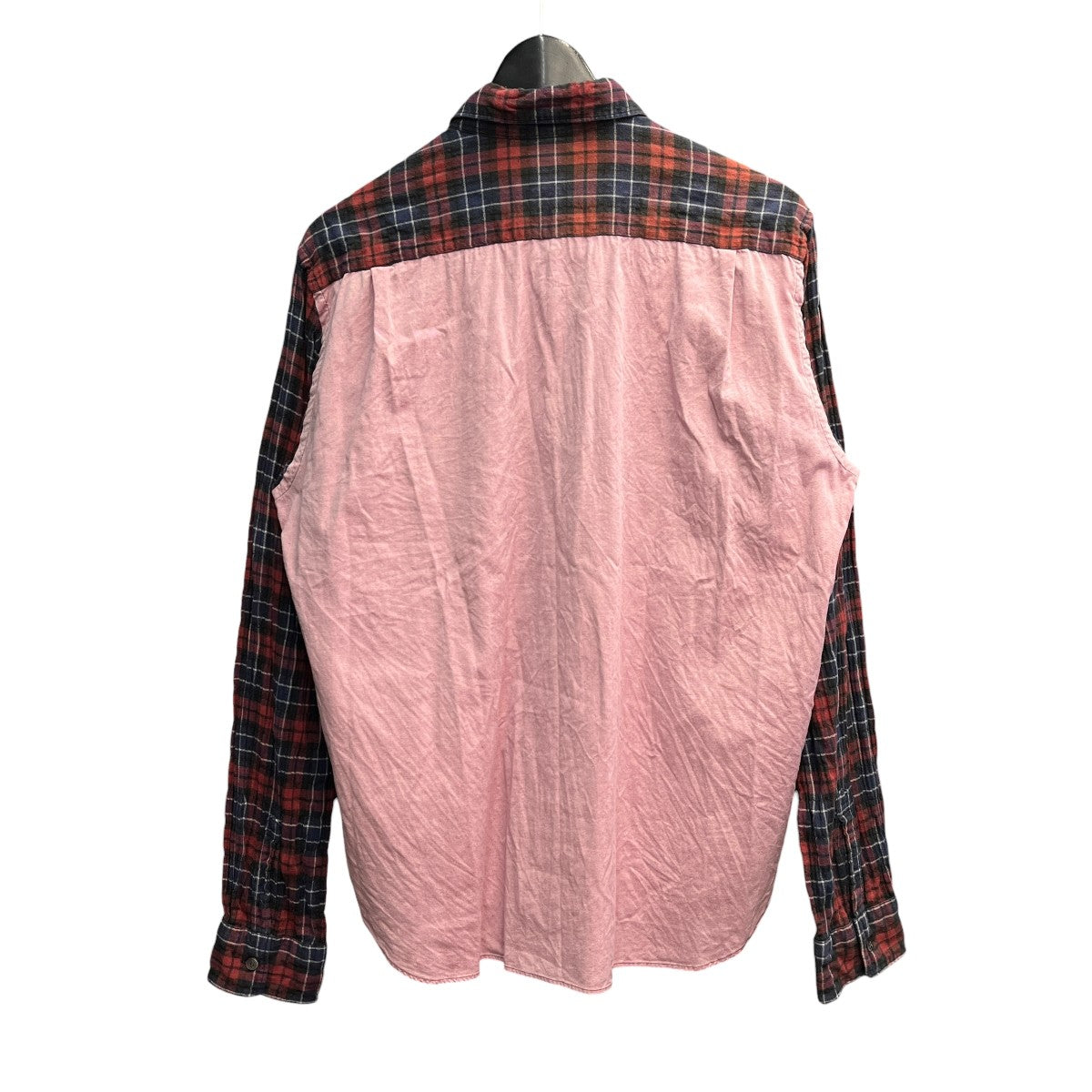 COMME des GARCONS HOMME 10SS長袖チェックシャツHE-B125 古着・中古-2枚目のアイテム画像