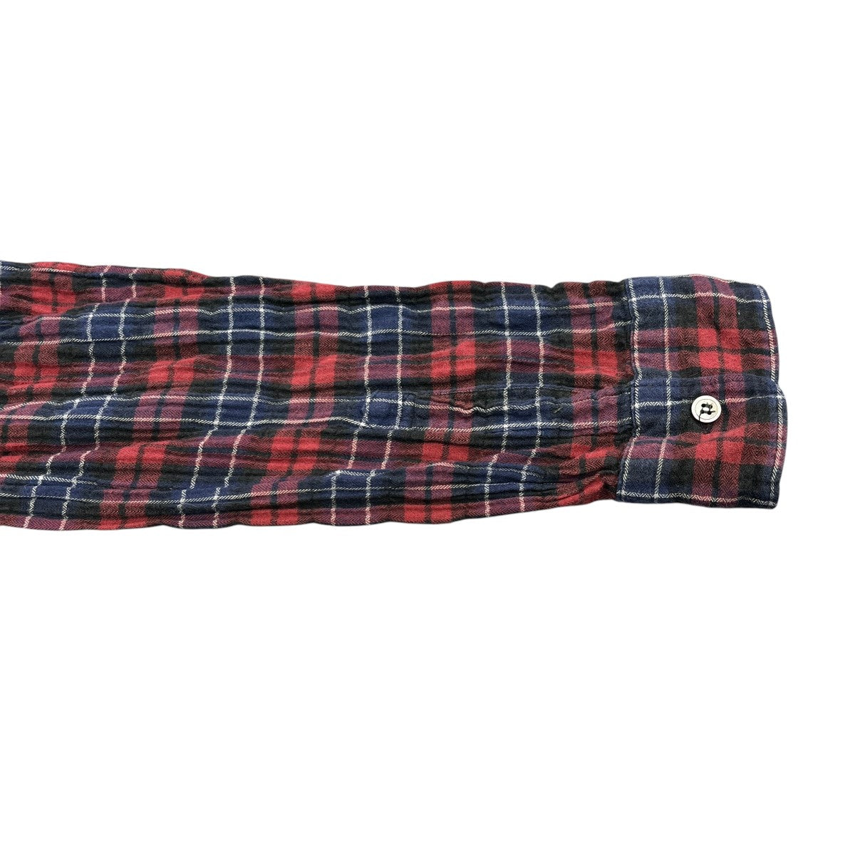 COMME des GARCONS HOMME 10SS長袖チェックシャツHE-B125 古着・中古-4枚目のアイテム画像