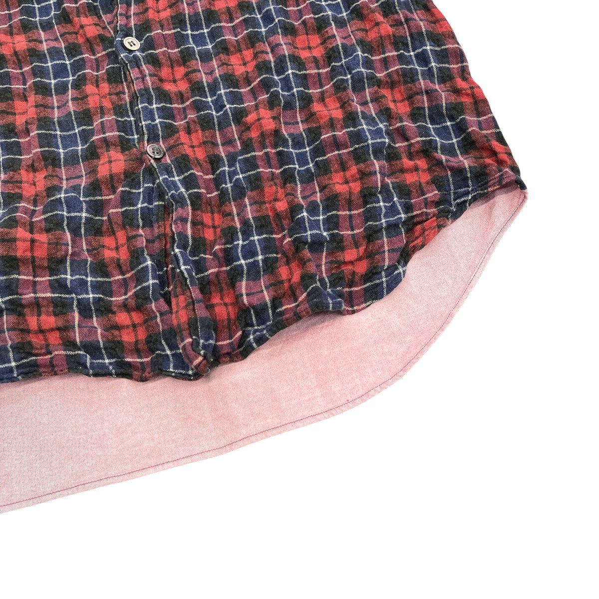 COMME des GARCONS HOMME 10SS長袖チェックシャツHE-B125 古着・中古-5枚目のアイテム画像