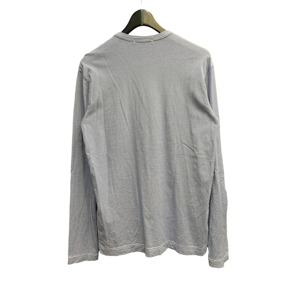COMME des GARCONS HOMME 12SS長袖ボーダーカットソーHI-T029 古着・中古-2枚目のアイテム画像
