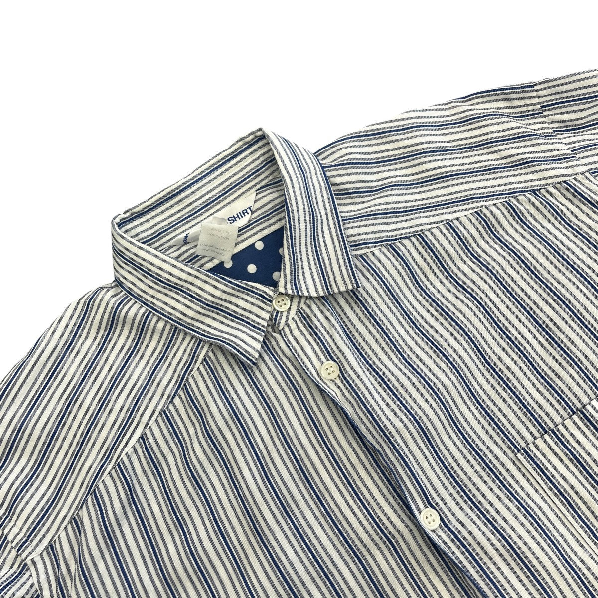 COMME des GARCONS SHIRT ストライプシャツW21065 古着・中古-3枚目のアイテム画像
