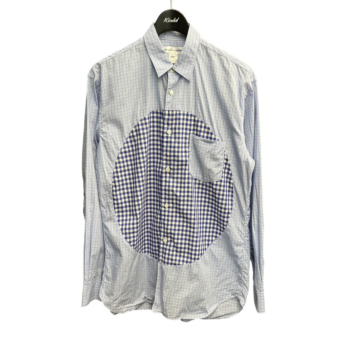 COMME des GARCONS SHIRT サークルチェックシャツS21048 古着・中古-1枚目のアイテム画像