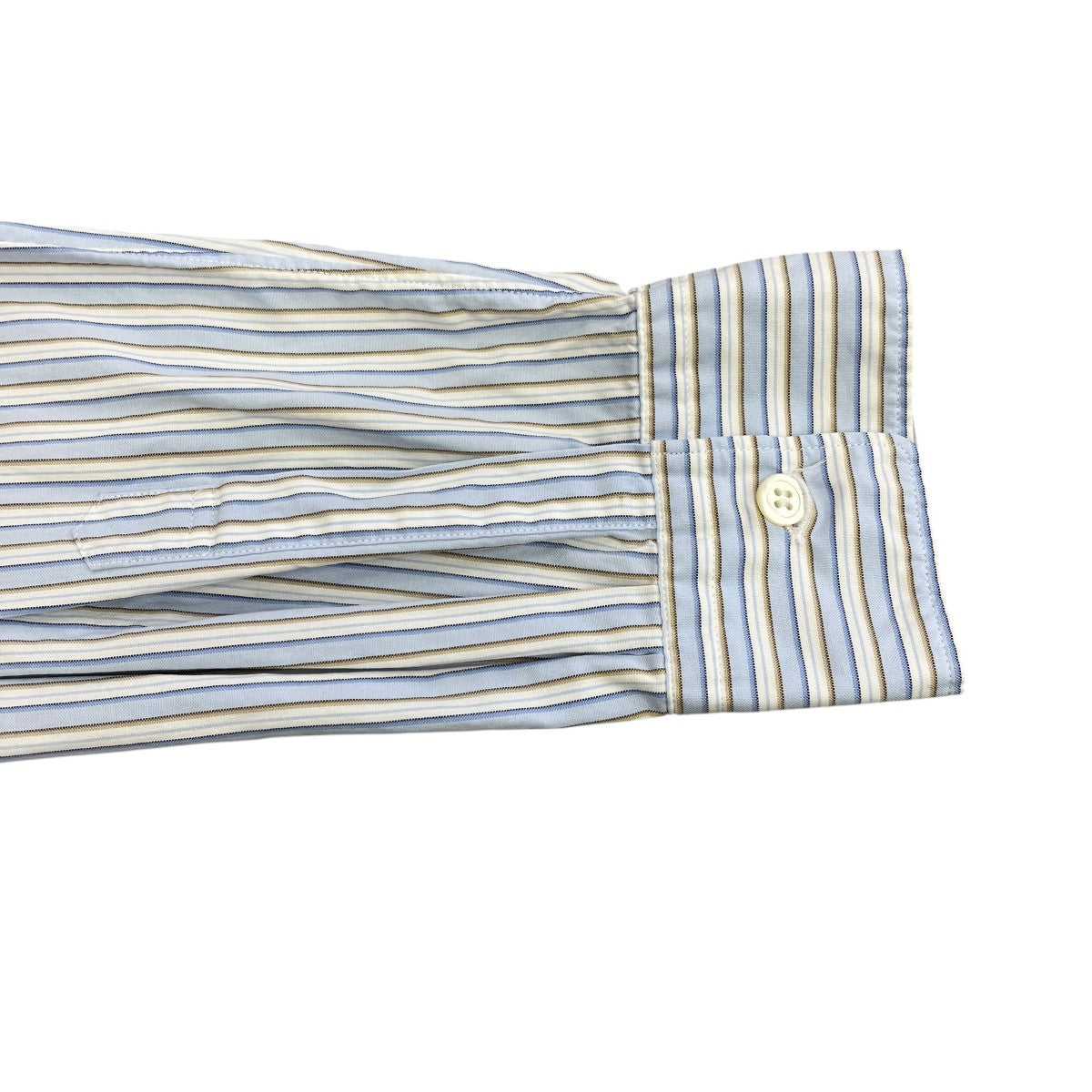 COMME des GARCONS HOMME DEUX 16AWパッチワークストライプシャツDR-B025 古着・中古-4枚目のアイテム画像