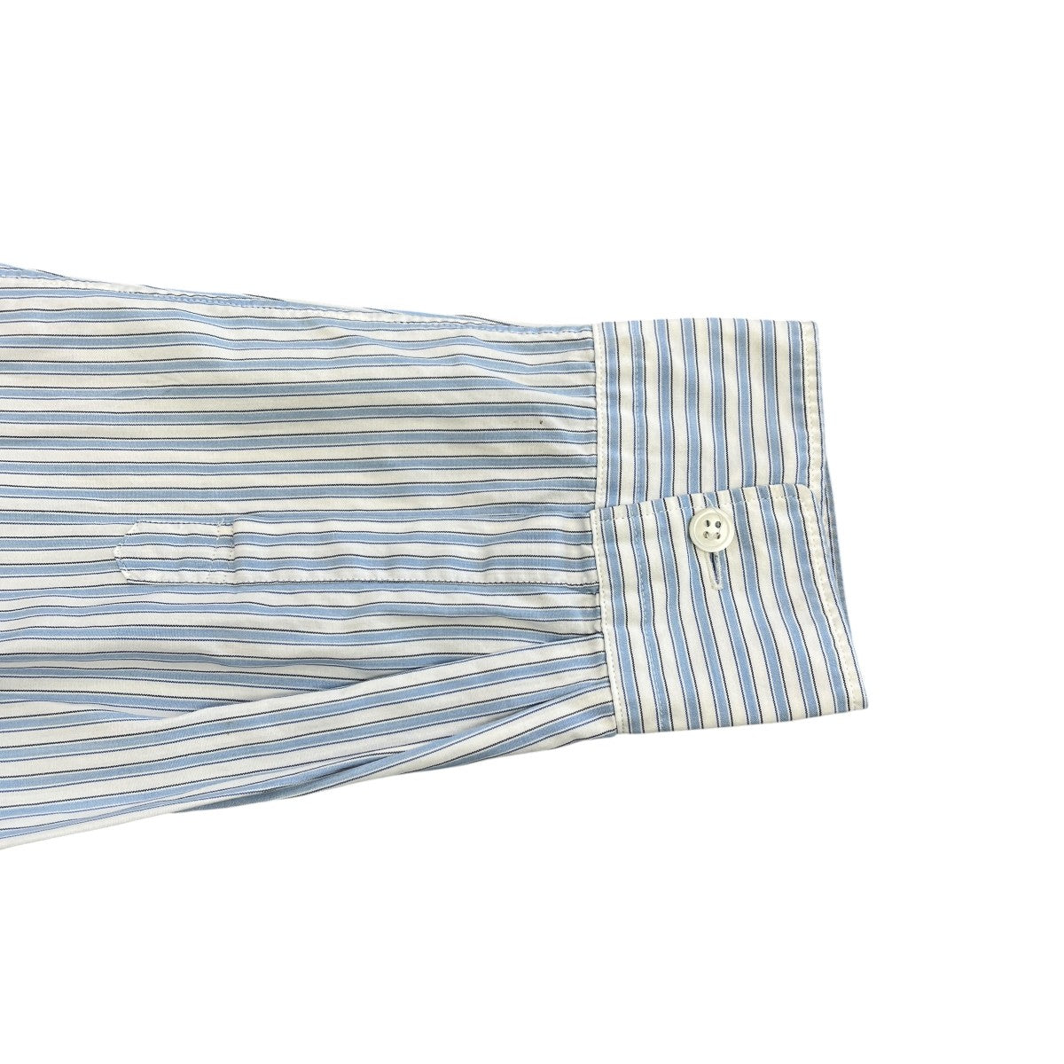 COMME des GARCONS HOMME DEUX 19SSパッチワークストライプシャツDC-B035 古着・中古-4枚目のアイテム画像