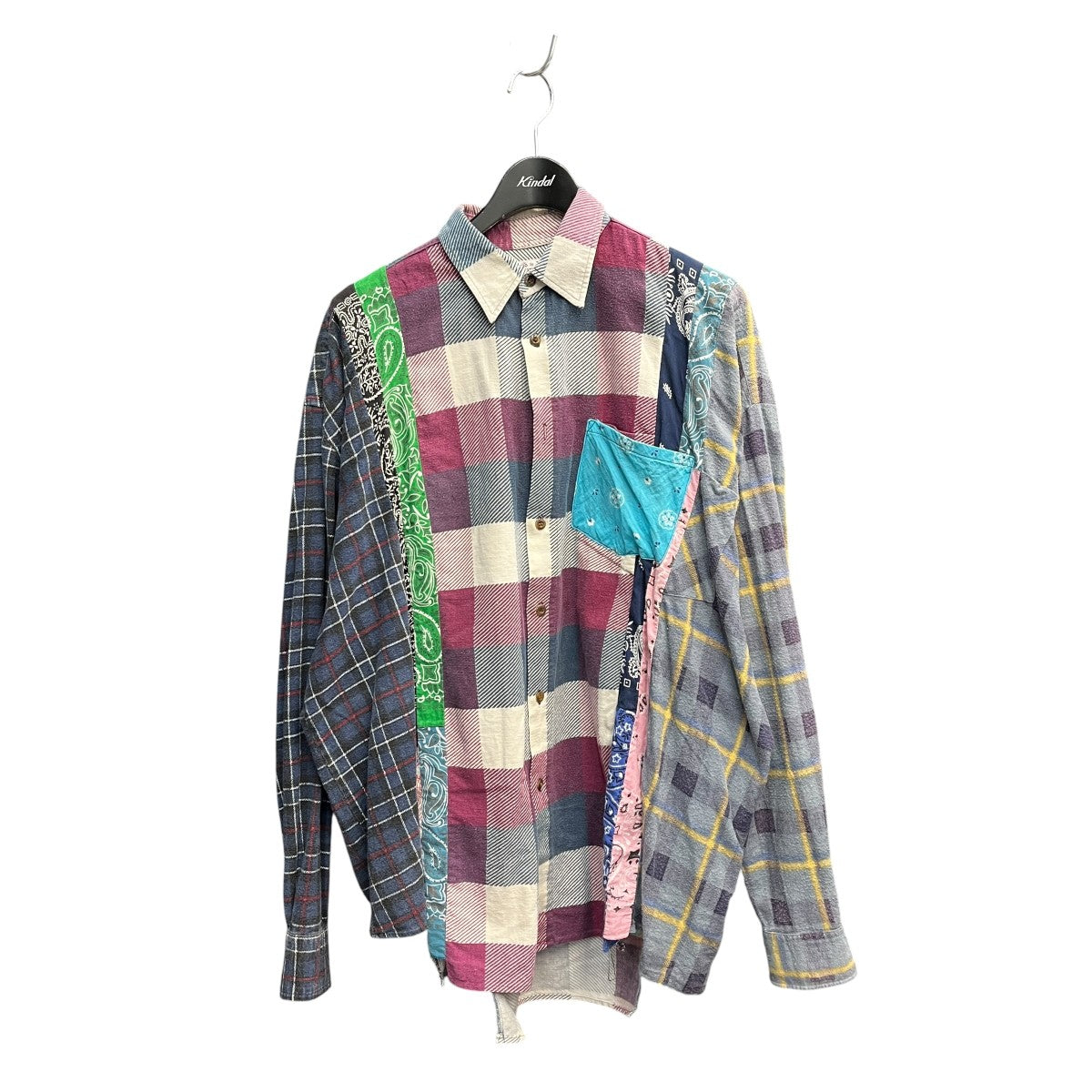 Flannel Shirt 7Cut Wide ShtレギュラーカラーシャツGL404