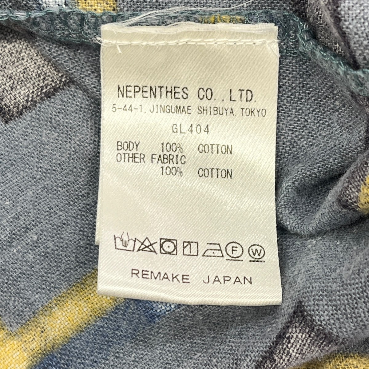 Flannel Shirt 7Cut Wide ShtレギュラーカラーシャツGL404