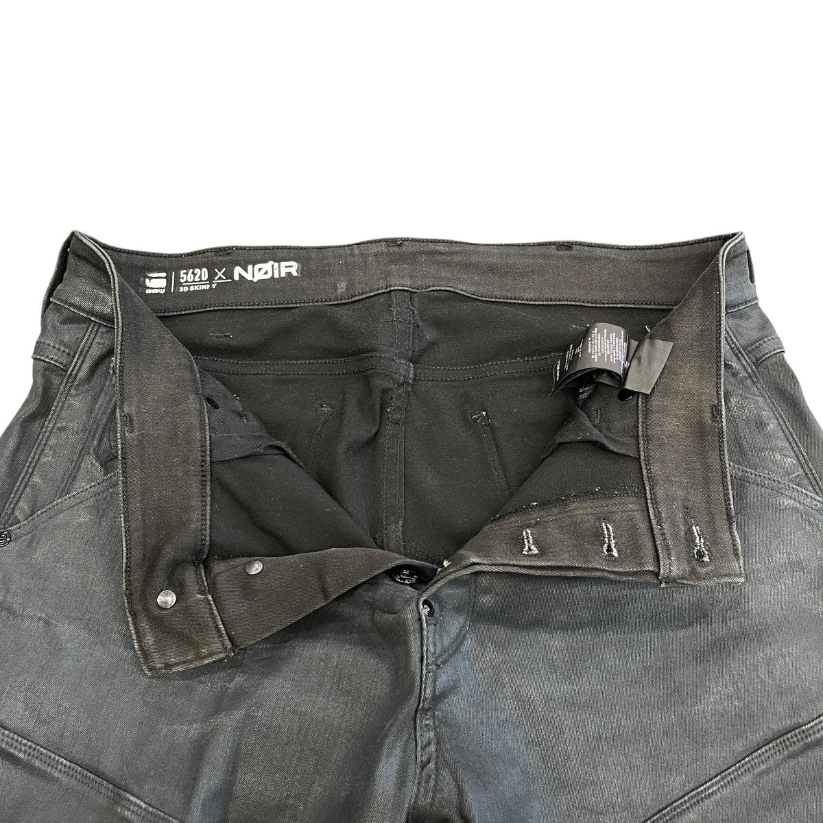 コーティング ストレッチ バイカーデニムデニムパンツD13840-9142-3143