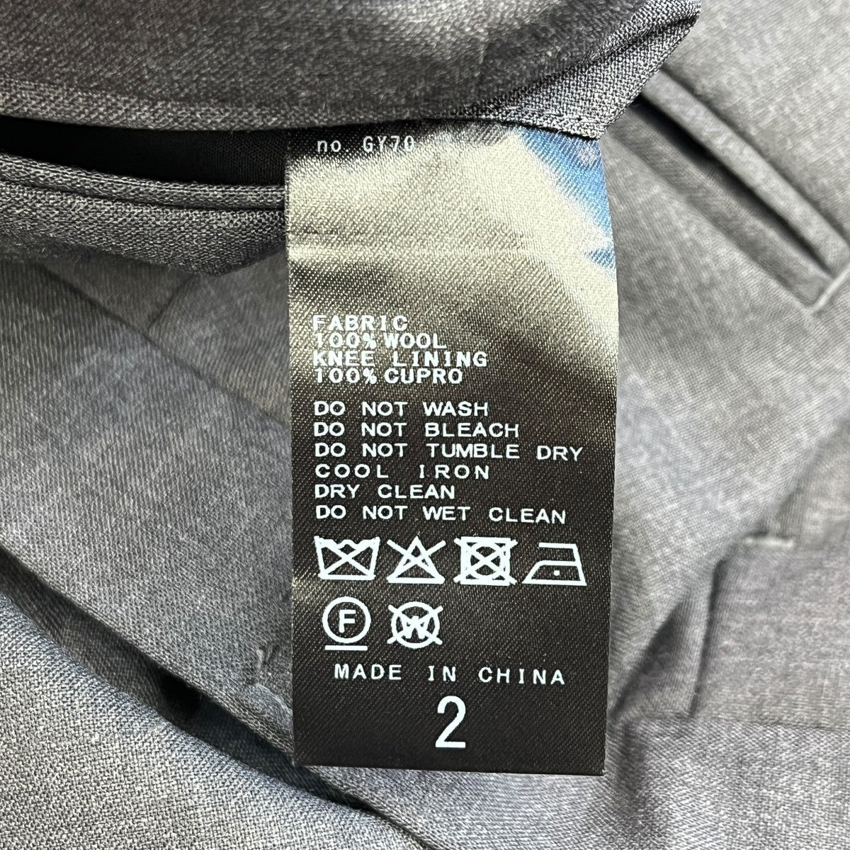 26SS2TUCK WOOL PTウールスラックス26030053800810