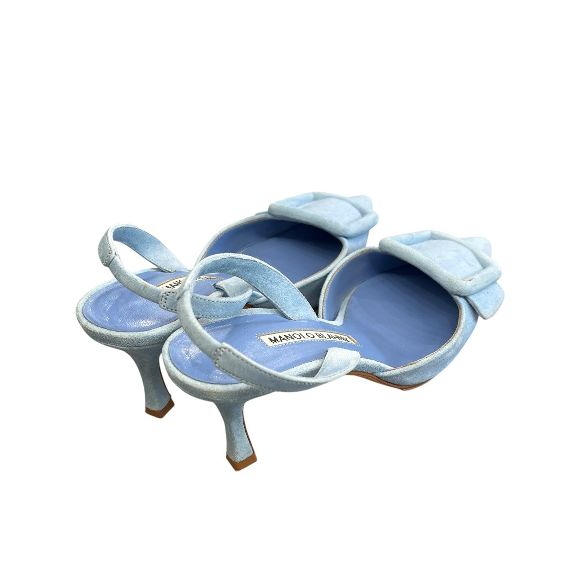 Manolo Blahnik Maysliポインテッドトゥパンプス 古着・中古-2枚目のアイテム画像