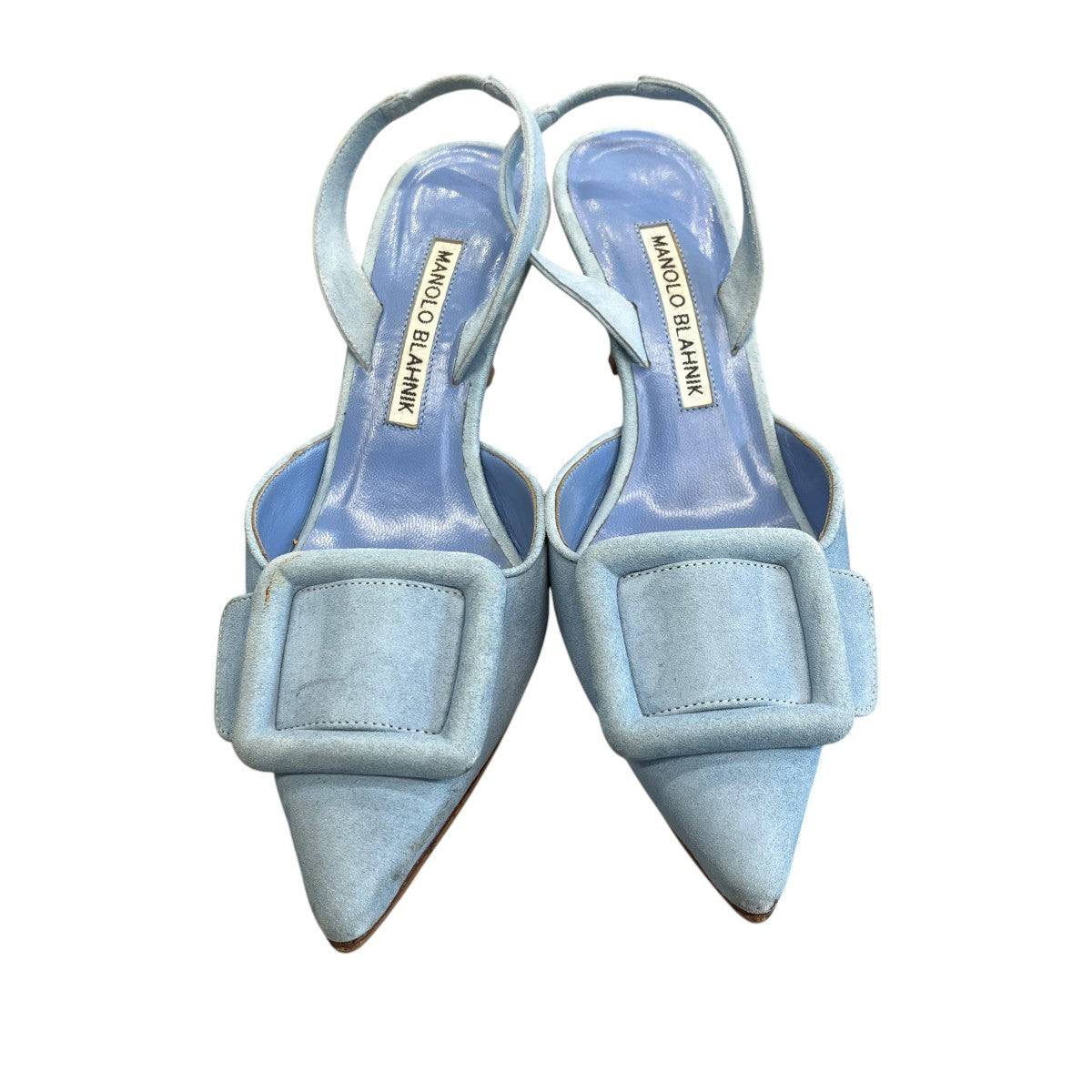 Manolo Blahnik Maysliポインテッドトゥパンプス 古着・中古-3枚目のアイテム画像
