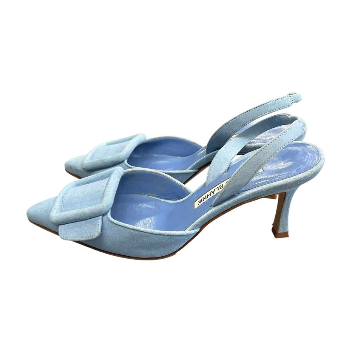 Manolo Blahnik Maysliポインテッドトゥパンプス 古着・中古-4枚目のアイテム画像