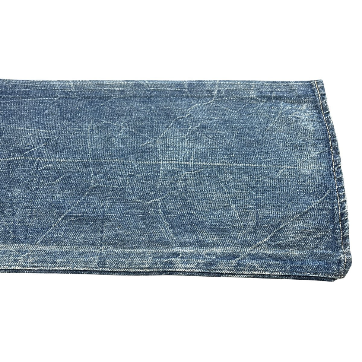SELVEDGE FADED LIGHT DENIM PANTSワイドデニムパンツA23SP02DE