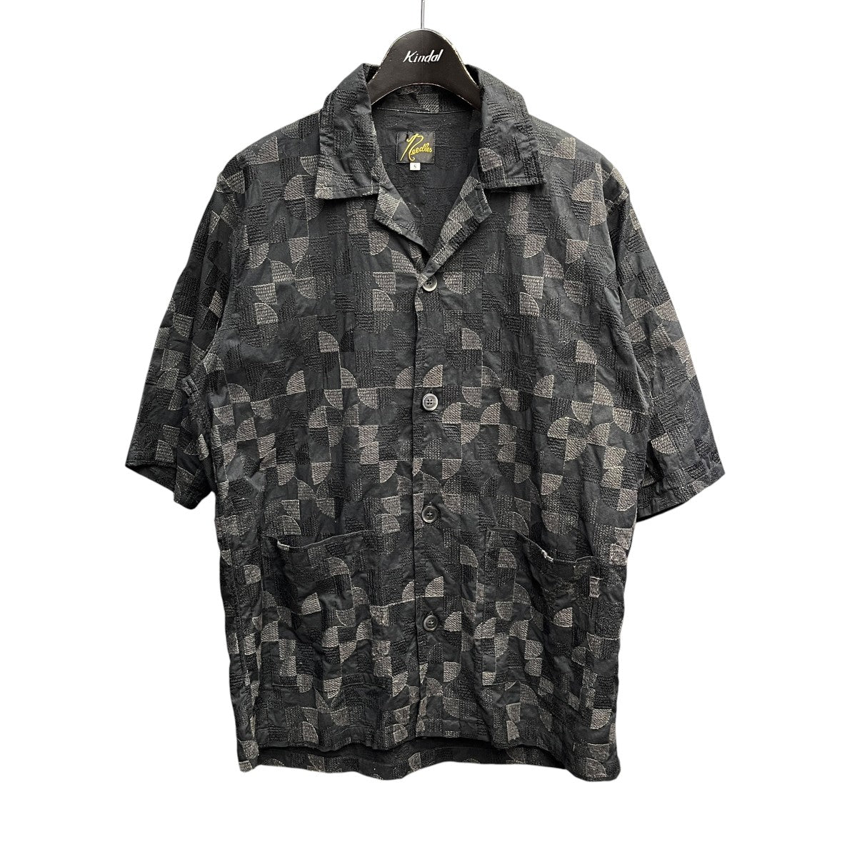 Cabana Shirt-Circle Emb半袖シャツIN167