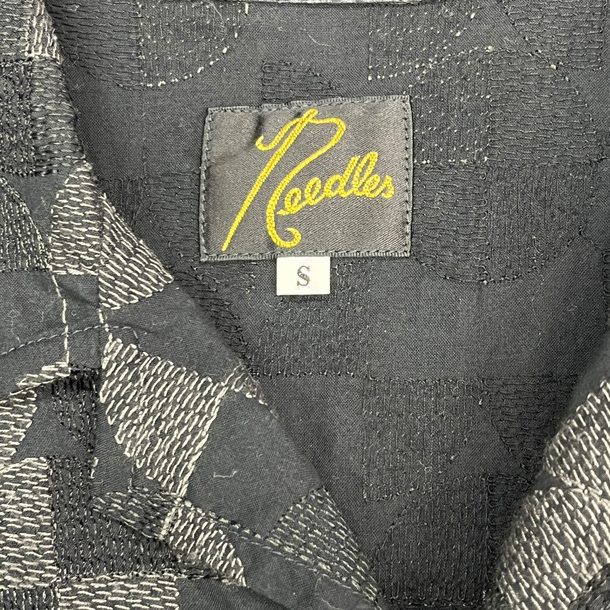 Cabana Shirt-Circle Emb半袖シャツIN167