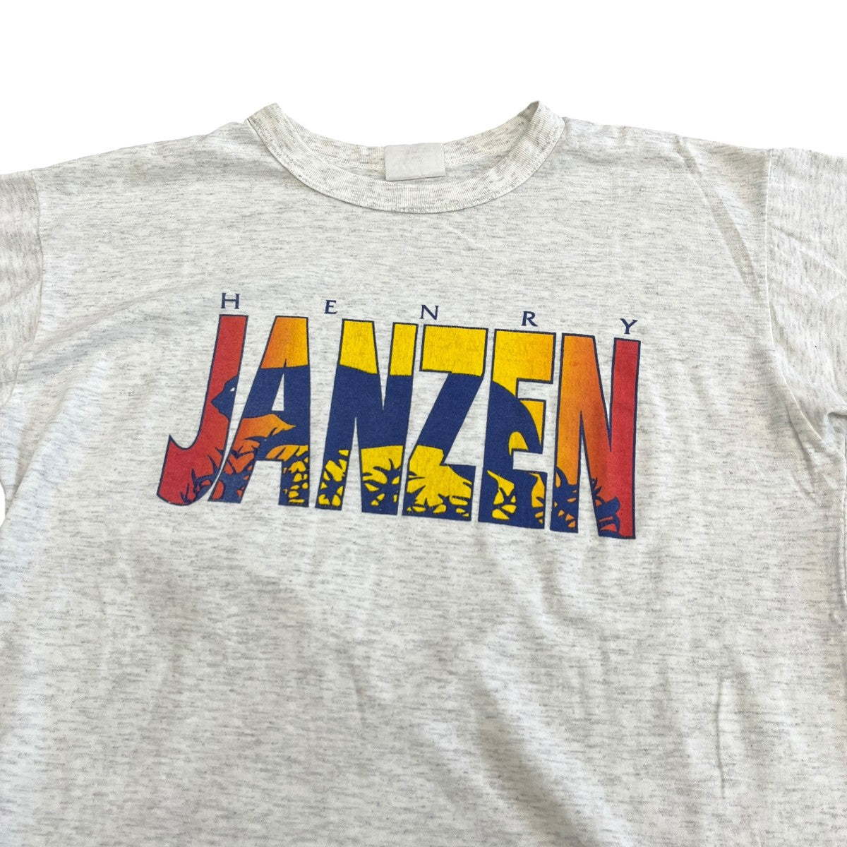 HENRY JENZENプリント半袖Tシャツ