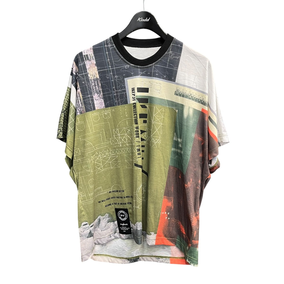 GRAPHIC KITE T-SHIRTプリント半袖Tシャツ008-CU02 Ver.2