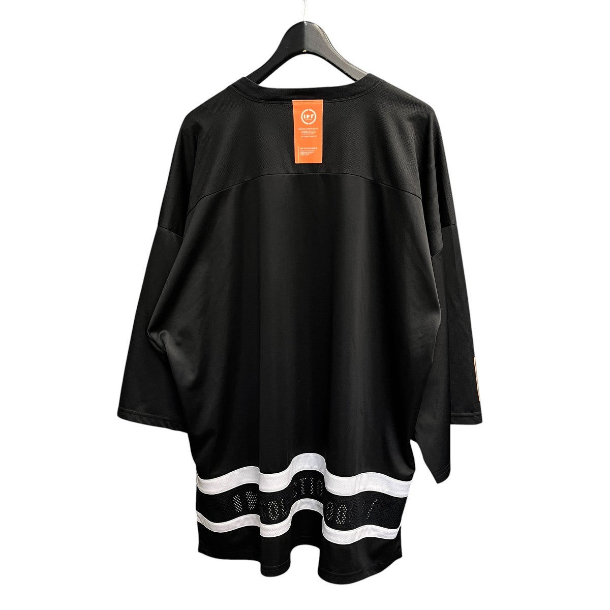 OVER SIZE MESH T-SHIRTプリントT七分袖Tシャツ006-CU03