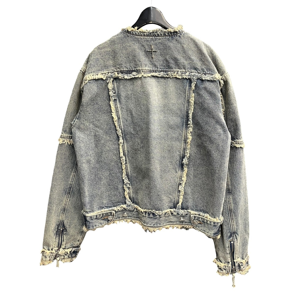 Cut Off Non-Collar Denim Jacketデニムジャケット