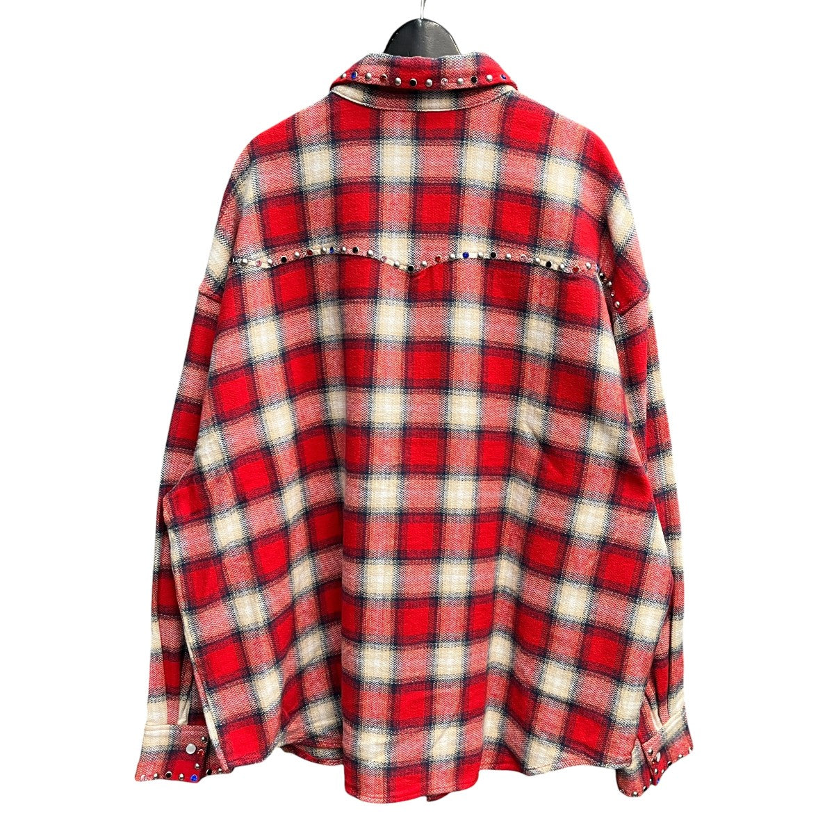 25AWSTUDS WESTERN SHIRT長袖チェックシャツ25A-SHL333-WL