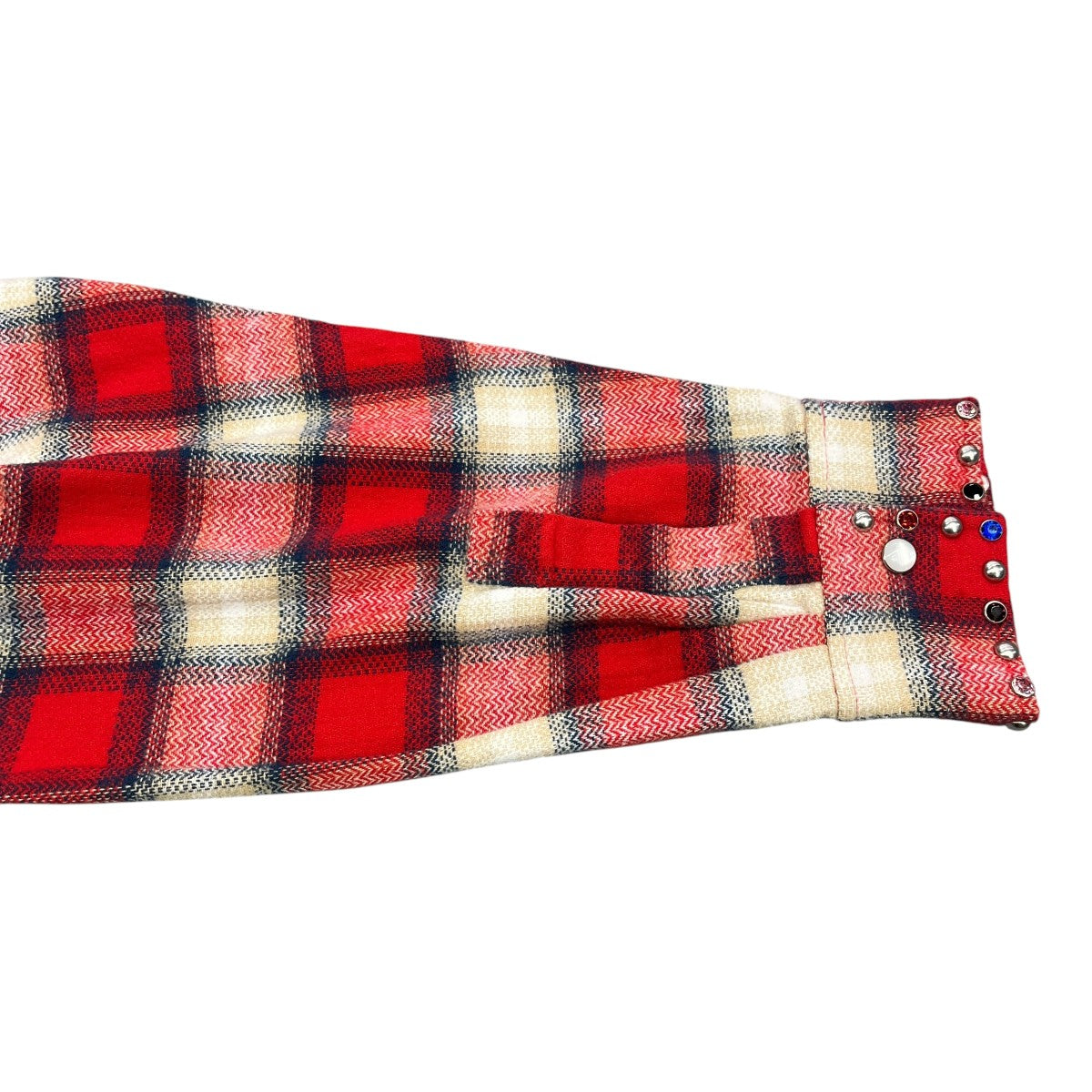 25AWSTUDS WESTERN SHIRT長袖チェックシャツ25A-SHL333-WL