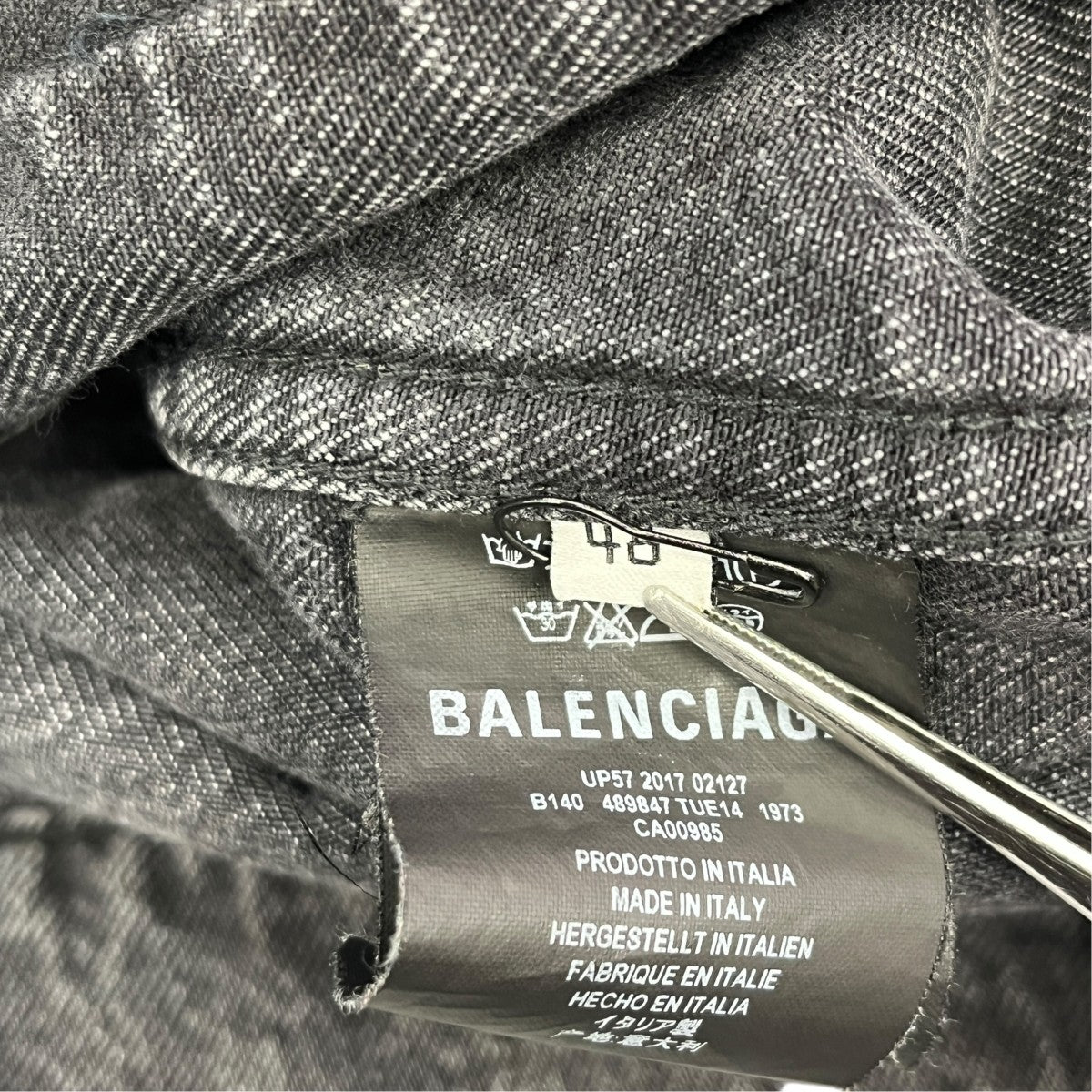 TUE14 SINNERS DENIM JACKETデニムジャケット489847