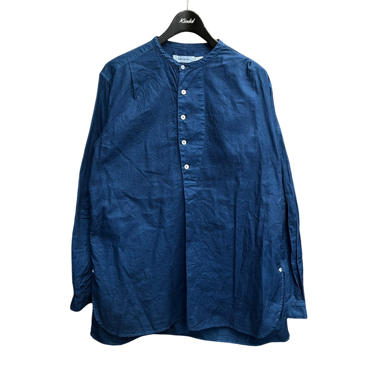 SCIENTIST PULLOVER LONG SHIRTバンドカラーシャツNN-S3553