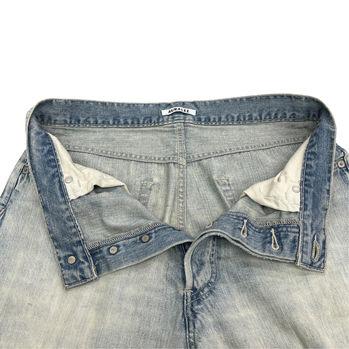 26SSFADED SELVEDGE LIGHT DENIM WIDE PANTSデニムパンツA26SP03DE