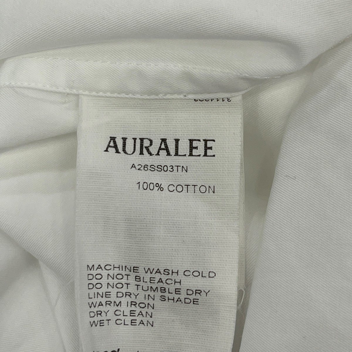 26SSWASHED FINX TWILL BIG HALF SLEEVED SHIRT半袖シャツA26SS03TN
