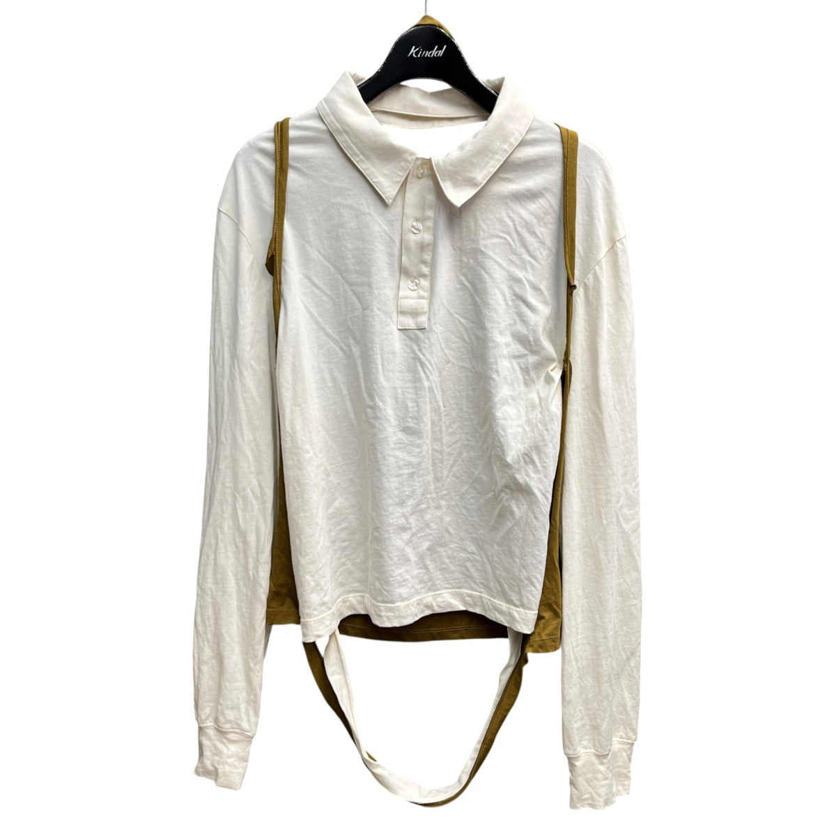 Deconstructed Polo Shirt長袖レイヤードポロシャツ1202-EL-PS25