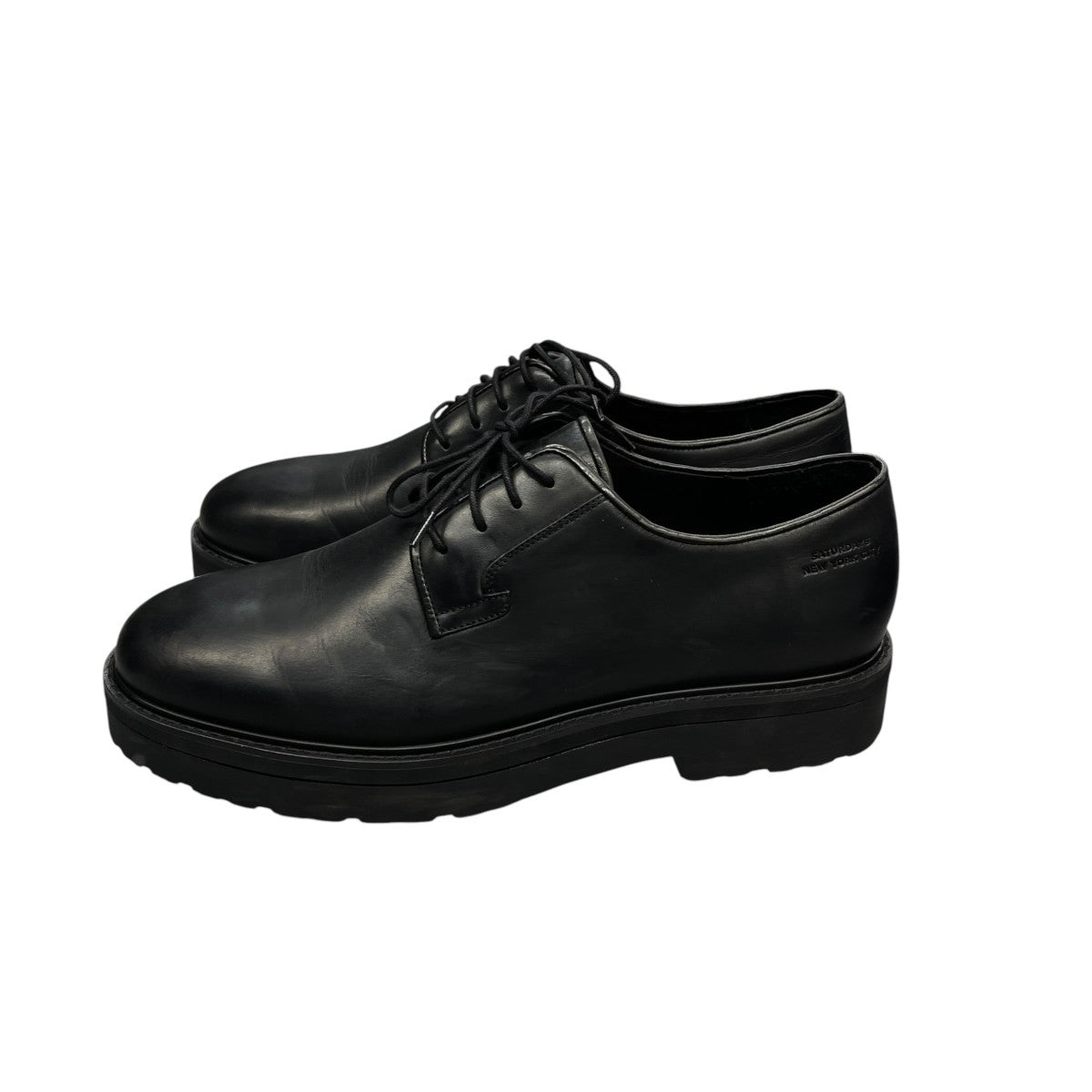 Saturdays NYC ALI BLACK SHOEプレーントゥシューズBBA-64800-C 古着・中古-4枚目のアイテム画像