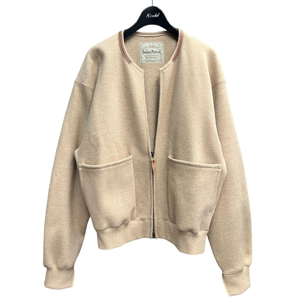 31th HALF ZIP CARDIGANハーフジップカーディガンSUNSEA3106