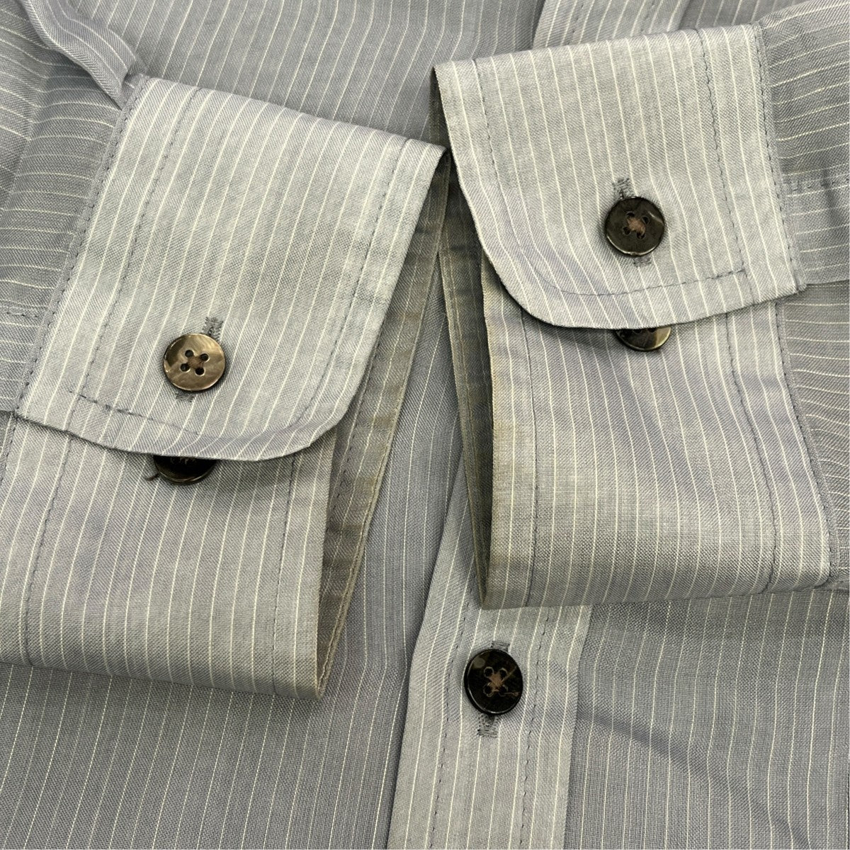 SHEER STRIPE SHIRTS LOOSE FITレギュラーカラーシャツ2541000507